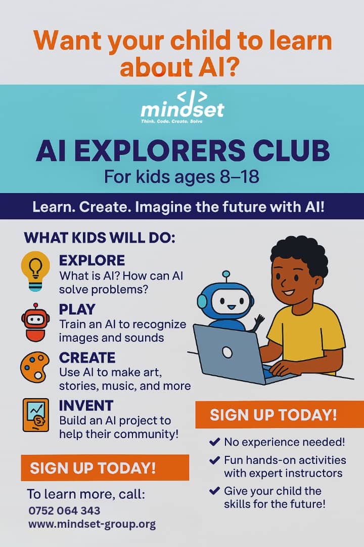 AI Explorers Club Flyer