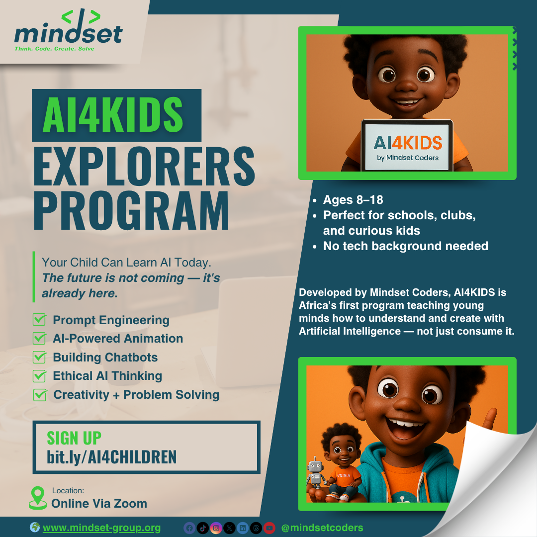 AI4KIDS Explorers Program Flyer